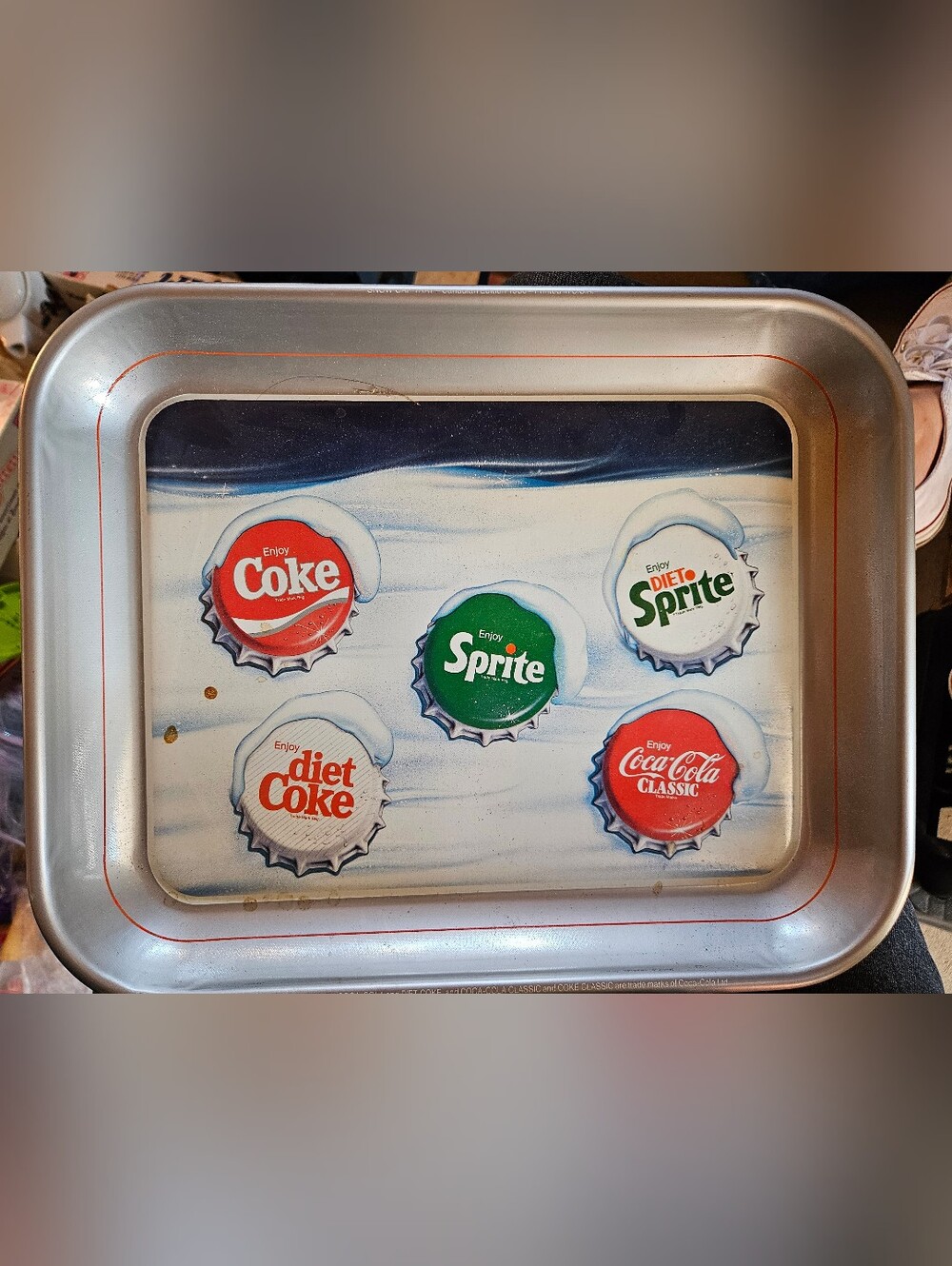 1986 "Snow Cap Tray" Canadian Edition Collectors Tray